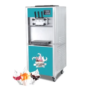 Commerical Italian Ice Cream Machine Stainless Steel Vertical Big Capacity Soft Ice Cream Machine Maker