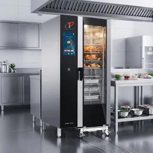 Compact Commercial Combi Steam Oven 10 Gn Trays Electric Convection Smart Controller Professional Kitchen Appliance