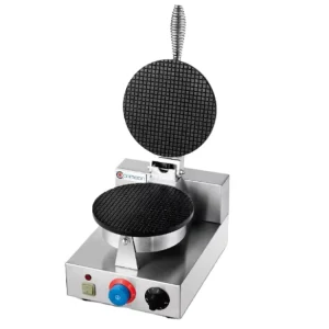 Compact Countertop Electric Waffle Maker for Small Kitchen and Coffee Shop Use
