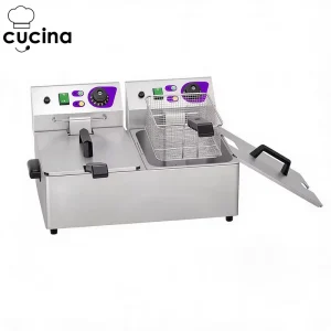 Compact Design Electric Power Source Commercial Fryer Machine New Condition for Hotel and Restaurant Industries