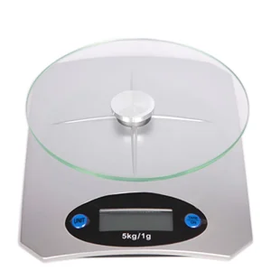 Compact Digital Electronic Kitchen Scale Precise Weight Measuring with Battery Power Source