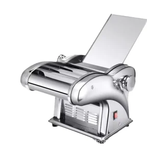 Compact Electric Automatic Noodle Press Stainless Steel for Dumpling Wrappers Home Commercial Use