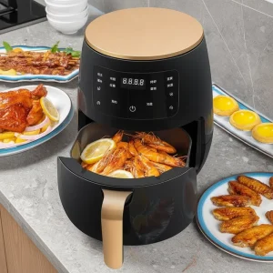Compact Large Multi Functional Fast Turbo Modes Electric Oven Digital Power Smart Air Fryer for Roast Bake Broil