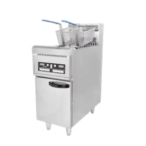 Computer Version Single Tank Double Filter Vertical Electric Deep Fryer Commercial Deep Fryer