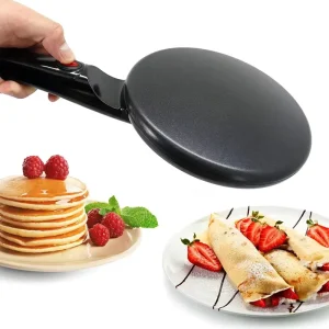 Convenient Multi Functional Household Electric Crepe Pancake Maker Intelligent Control Non Stick Oil Free Rice Stone