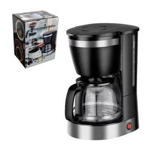 Convenient and User Friendly Mini Plastic Eco friendly Drip Coffee Maker Electric Family Coffee Machine 1.25L 10 Cup