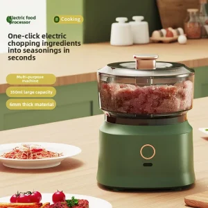 Cordless Electric Multi Functional Kitchen Food Processor Household Use Baby Food Meat Grinder Slicer Garlic Chopper
