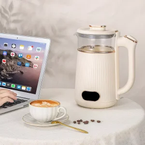 Cordless Stainless Steel Electric Kettle 1.8L 1350W Auto Shut Off Boil Dry Protection Keep Warm Double Layer Heat Home Kitchen