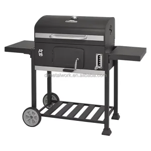 Corten Steel BBQ Rotisserie Fire Pit Grill Barbecue Grill