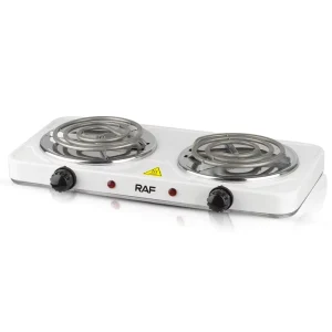Countertop Coil Hotplate Electric Stove Cooktop Double Flat Burners Electric Hot Plate