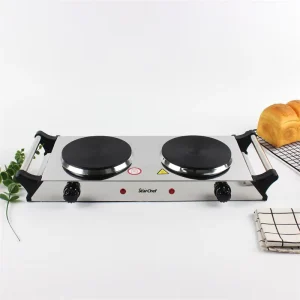 Countertop Multifunctional 2000W Cast Iron Hotplate Electric Cooking