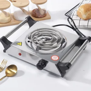 Countertop Single Burner Electric Desktop Stove Stainless Steel Hot Plate for Home and Hotel