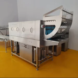 Crate Washer Basket Washing Machine Turnover Box Plastic Crate Box Washing Cleaning Machine Using in Food Workshop