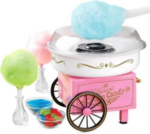 Creative DIY Cotton Candy Machine for Kids Mini Electric Marshmallow Maker Portable Sweet Treat Machine for Birthday Gift