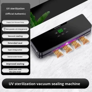 Cross Border Fully Automatic Small Vacuum Sealing Machine with Purple Light for Home Food Preservation