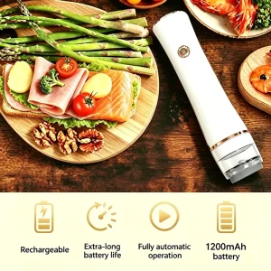 Cross Border Handheld USB Portable Fast Charging Vacuum Sealer with Air Extraction for Food Storage Bags
