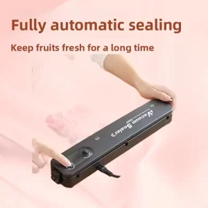 Cross-Border Household Fully Automatic Electric Vacuum Sealer Food Packaging Machine Compression Large Bags Fresh-Keeping Device