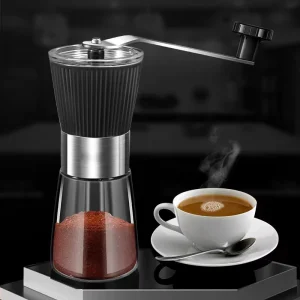 Cross Border Large Capacity 304 Stainless Steel Hand Cranked Coffee Grinder Portable Household Manual Coffee Grinders