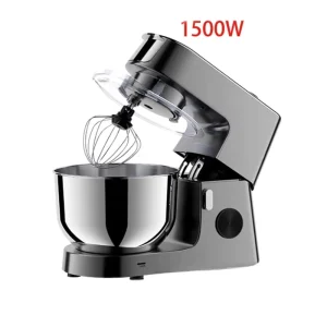 Cross Border Large Capacity 7 Speed 500W Stainless Steel Timer LED Screen Powerful Intelligent Kitchen Appliance Dough Mixer