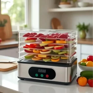 Cross border Food Dehydrator Fruit Dryer BPA free 400W Household Fruit Pet Snack Dehydrator