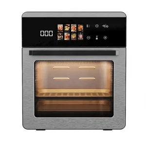 Cross border Household 6L Large capacity Air Fryer Multifunctional Touch Screen Electric Oven Automatic Power Intelligent Visual