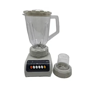 Cross border Multifunctional Food Processor Home Use 2 in 1 Blender Grinder Juicer Electric High Speed 5 Speed 1.5L Double