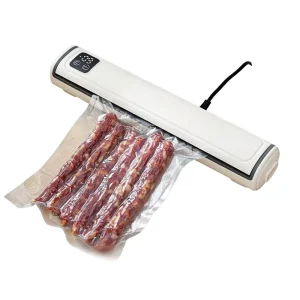 Cross border New Plug in Vacuum Sealer Food Packaging Machine 90W Compact Household ABS Plastic 500 1000ml Capacity Food