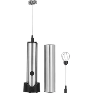Cross border Three speed Adjustable Stainless Steel Electric Handheld Milk Frother Egg Beater Mini Mixer China Origin Model