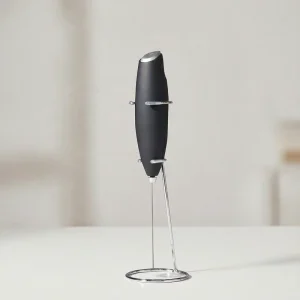 Culi Premium Eco Friendly Luxury Electric Stainless Steel Magnetic Food Grade Ergonomic Handheld Milk Frother 5 Interchangeable