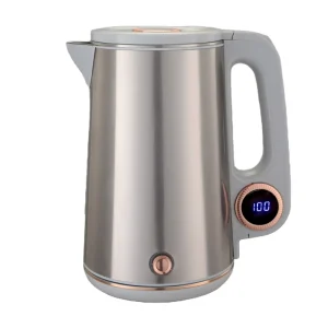 Custom 1.8L Smart Portable Stainless Steel Electric Kettle with High Temperature Auto Shut Off and Keep Warm Function for Home