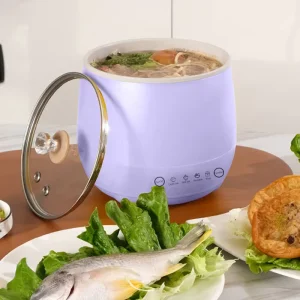 Custom 220V 110V Non stick Multifunctional Electric Cooking Pot Electric Mini Hot Pot With Lid