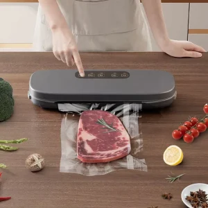Custom 30cm Long Sealing Width Multi-function Vacuum Seal Machine Using With Food Vacuum Roll Bag for Daily Food Preservation