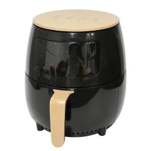 Custom 6L 2400W Square Modern Electric Air Fryer Oven with Manual Control Large Capacity Plastic Energy Saving for Household Use