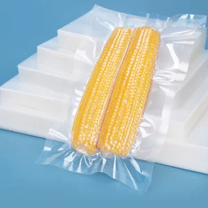 Custom Clear PET+PE Heat Seal Security Vacuum Storage Bag Food Packaging Three-Sided Side Seal 160 Microns Thick