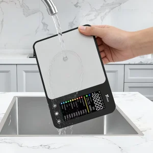 Custom Digital Kitchen Scale with Tempered Glass for Battery Operated for Household Cooking