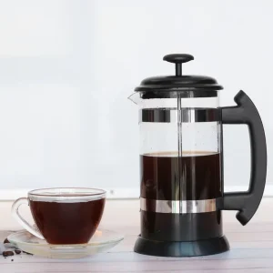 Custom Eco Friendly Plastic Modern French Press Coffee Maker with Minimalist Design for Home and Hotel Use