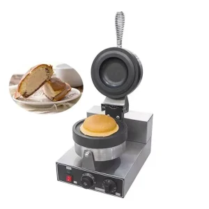 Custom Electric Mini Waffle Maker Commercial Stainless Steel Multifunctional Non Stick 110V 220V Burger Sandwich Ice Cream Maker