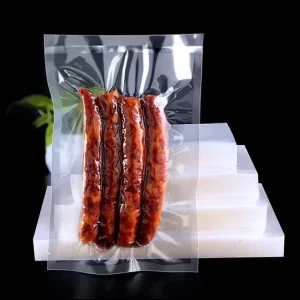 Custom Food grade Fresh keeping Transparent Vacuum Compression Seal Pouch Resealable Food Vacuum Package Bag