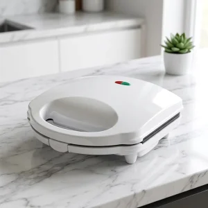 Custom Logo Breakfast Sandwich Maker With Cord Wrap & Upright Storage Function