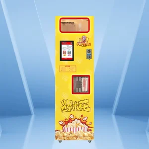 Custom Logo Commercial Corn Popper Maker Automatic Popcorn Vending Machine