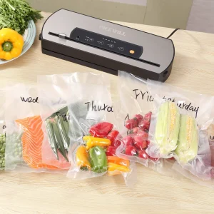 Custom Logo Manufactures Household Portable Packing Electric Vacuum Food Sealer Automatic Food Vacuum Sealer Machine