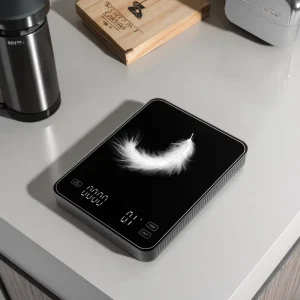 Custom Logo Painting 3kg/0.1g Electronic Kitchen Food Weighing Scales Espresso Digital Coffee Scale with Timer
