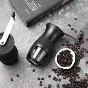 Custom Logo Stainless Steel Manual Coffee Grinder Adjustable Settings Portable Coffee Makers Coffee Grinders for Espresso
