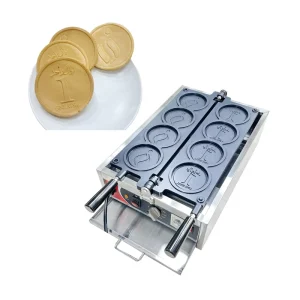 Custom Mold Commercial Use Cheese Coin Maker Customization the Pan Is Carved by CNC Cheese Coin Pancake Machine