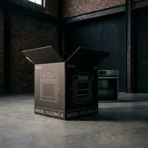 Custom Oven Boxes Heavy Duty Corrugated Packaging for Kitchen Appliances Toasters & Microwaves with Logo Printing