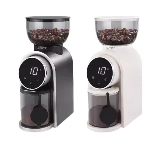 Custom Portable All in One Multi function Manual Espresso Coffee Maker Built in Bean Grinder Aluminum Housing Battery USB