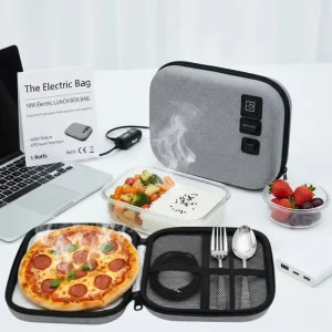 Custom Portable Sandwich Heating Bag USB Electric 12v Food Warmer for Car Work Picnics Travel Men Woman