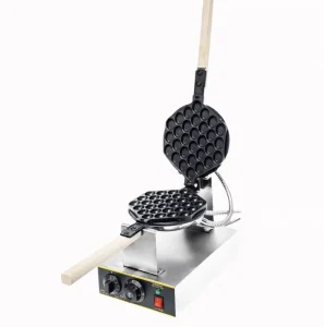 Custom Professional Electric Belgian Egg Mini Rotating Waffle Maker Stainless Steel Non-Stick Commercial Household Hotel Outdoor
