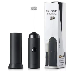 Custom Rechargeable Milk Frother Coffee Mixer Handheld Automatic Electric Milk Frother