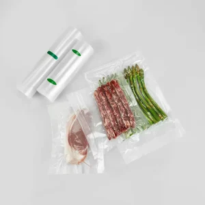 Custom-Sized Three Side Seal Embossed Vacuum Sealer for All Machines Ultra Clear Thick Food Grade PE Material